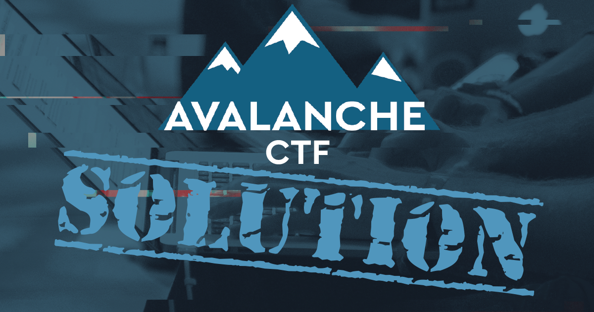 Avalanche CTF solution - Pentest - Information security assurance