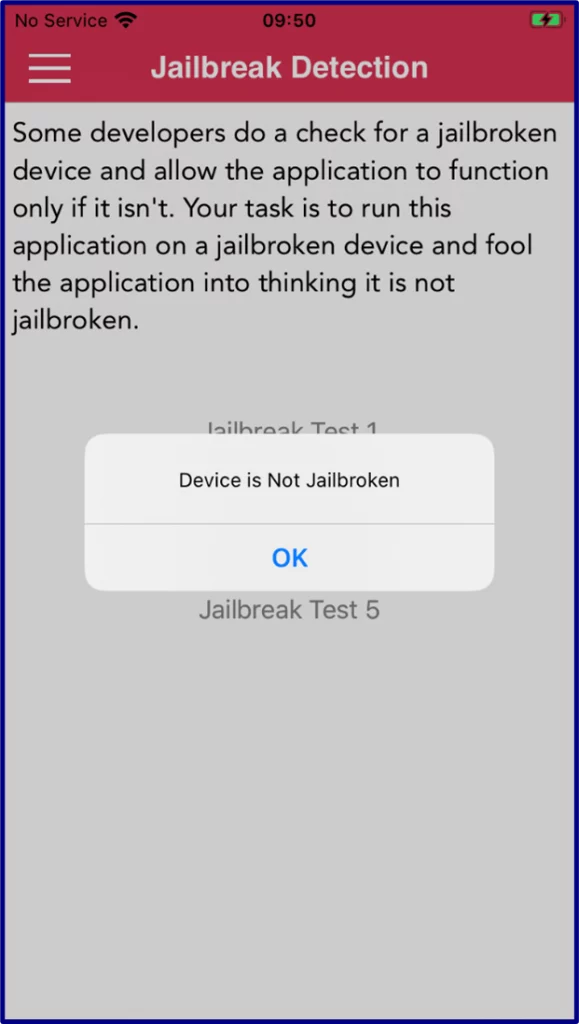 iOS Mobile Application Security - attack surface - jailbreak bypass with custom script